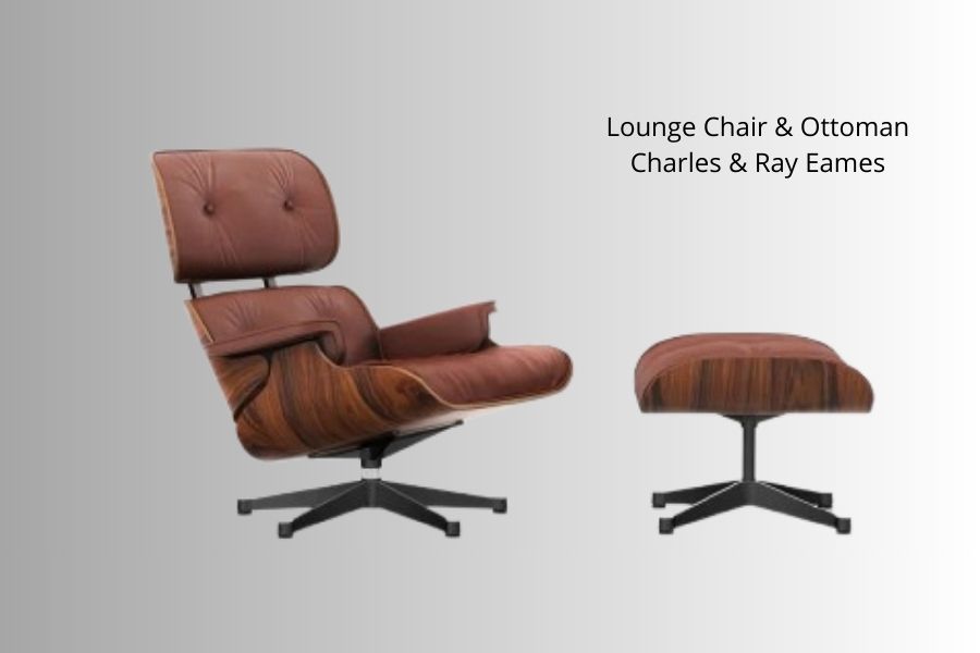 Poltrona di Design: Lounge Chair & Ottoman – Charles & Ray Eames