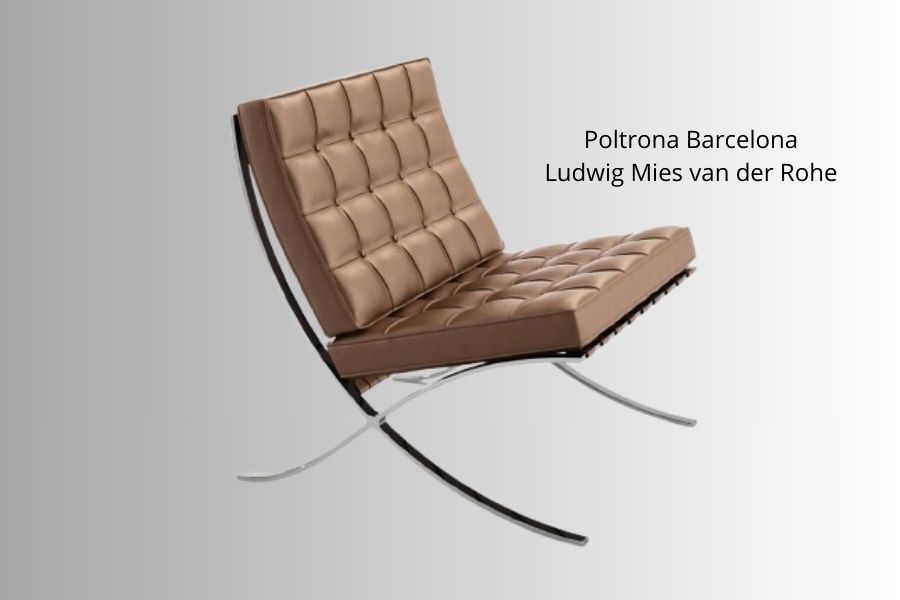 Poltrona di design: Poltrona Barcelona – Ludwig Mies van der Rohe